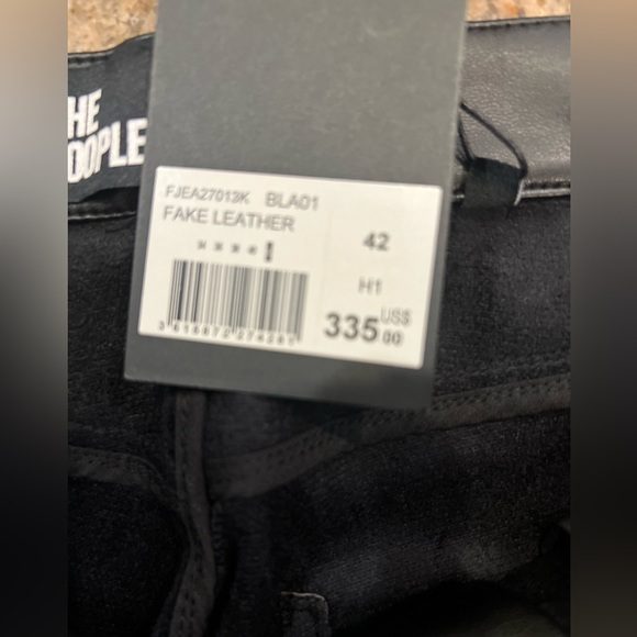 The Kooples
Coated Faux Leather Straight Leg Pants Size FR 42/ US 10 & 38/ 6 NWT - Picture 11 of 14